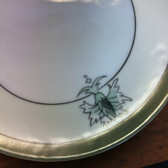 Vintage Wall Plate Trio – French Country & Early Deco Mix (Stouffer Hand-Painted - Picture 5 of 11